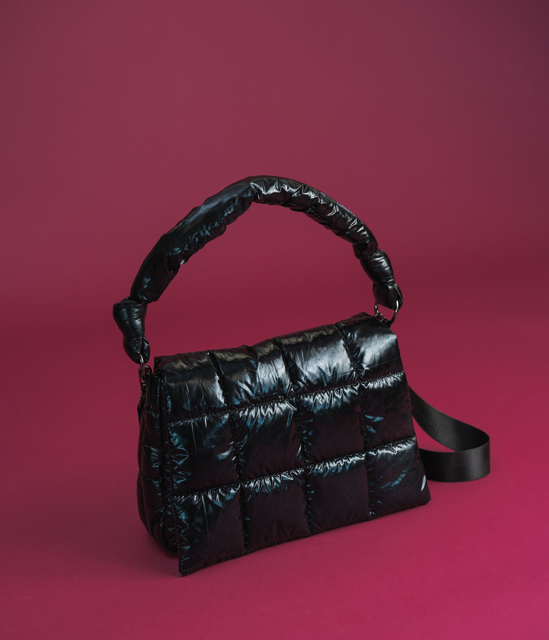 SAC CAMILIA NOIR Moyen format Maroquinerie Bocage