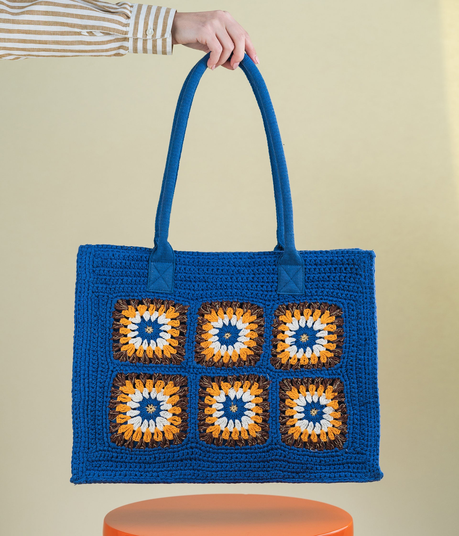Sac hot sale cabas bleu