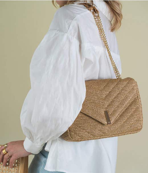 SAC ANNA TAUPE BEIGE pour Maroquinerie Bocage
