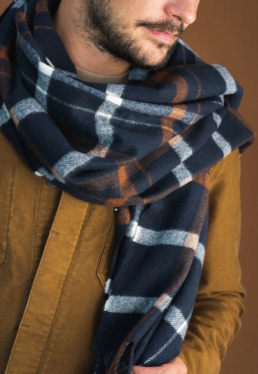 Nouvelle Collection Automne Hiver Foulards Homme Bocage